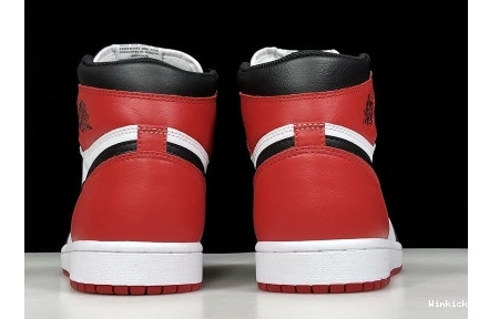 555088-125  “BLACK RED JORDAN OG 1 AIR TOE” MENS WHITE HIGH BLACK-VARSITY 0819